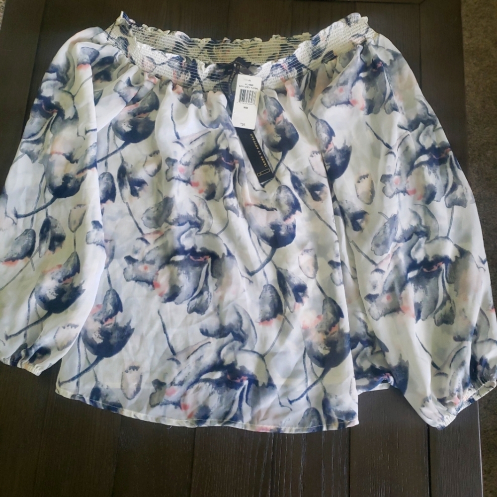 i Jeans By Buffalo Floral Top Women's Size Medium M